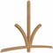 Ekena Millwork Davenport Timber Gable Bracket, Western Red Cedar, 108"W x 72"H x 3 1/2"D x 3 1/2"F, 16/12 Pitch GBW108X72X0404DAV00SWR - alternate 3